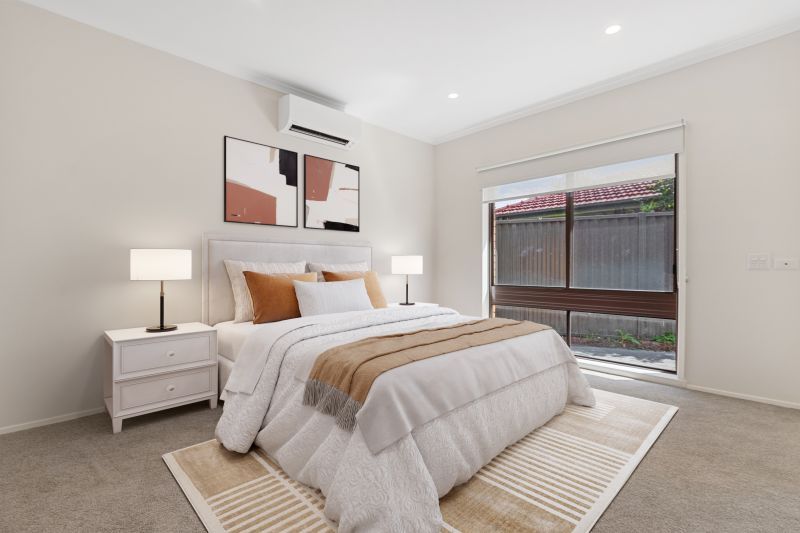 Two-bedroom plus study unit with private backyard