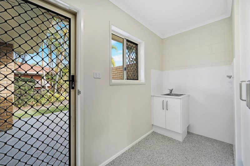 A quiet, peaceful garden surrounds this large 3 bedroom villa