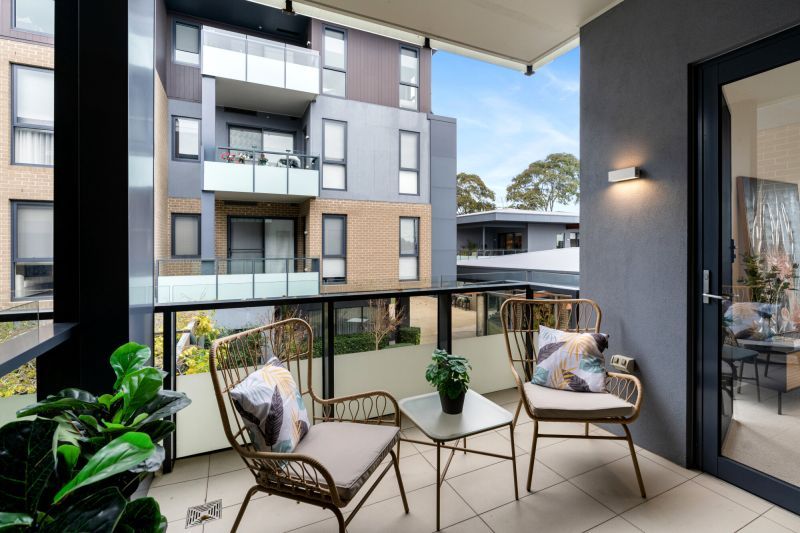 DEPOSIT TAKEN: Peaceful, Large - Two Bedroom First Floor Apartment overlooking tree tops of Bogong Reserve at The Residences of Campbell Place