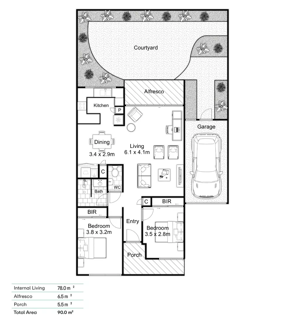 Quiet, Spacious, Exceptionally Positioned