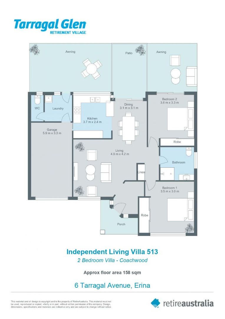 Lovely light-filled villa with all the comforts you need