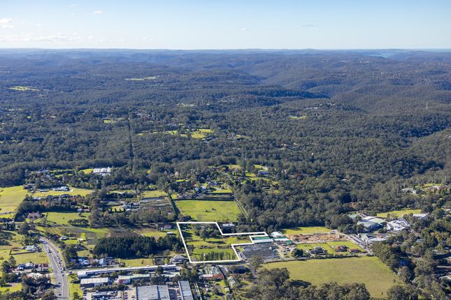 Aerial photo of Living Choice's site for a new retirement community at Dural
