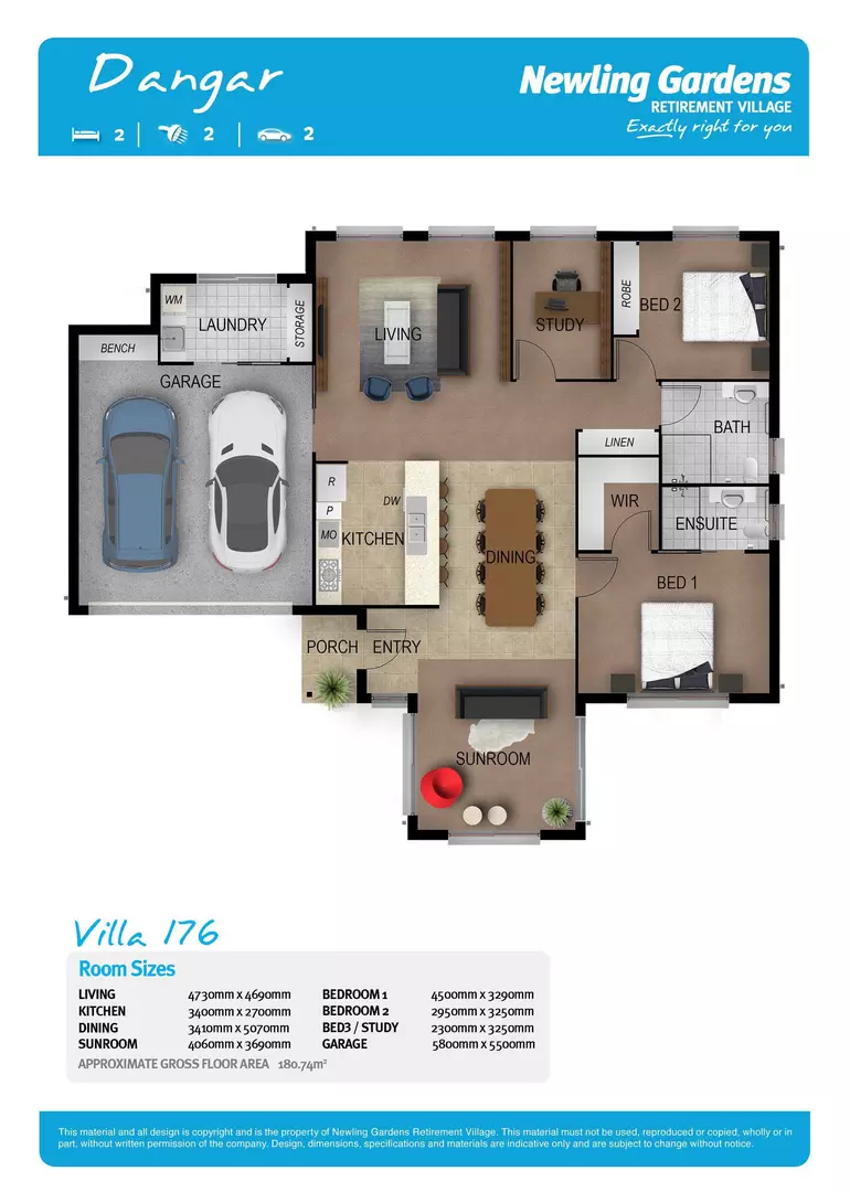 Perfect for the retiree after a little extra space!