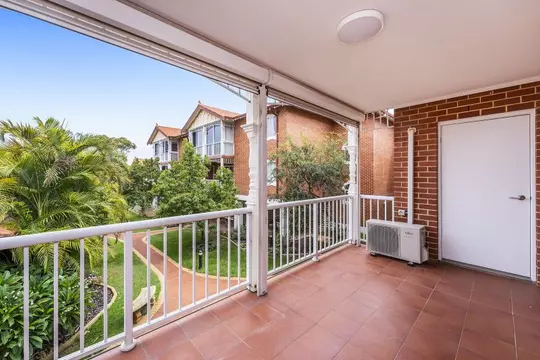 Sweeping Garden Views from the Balcony