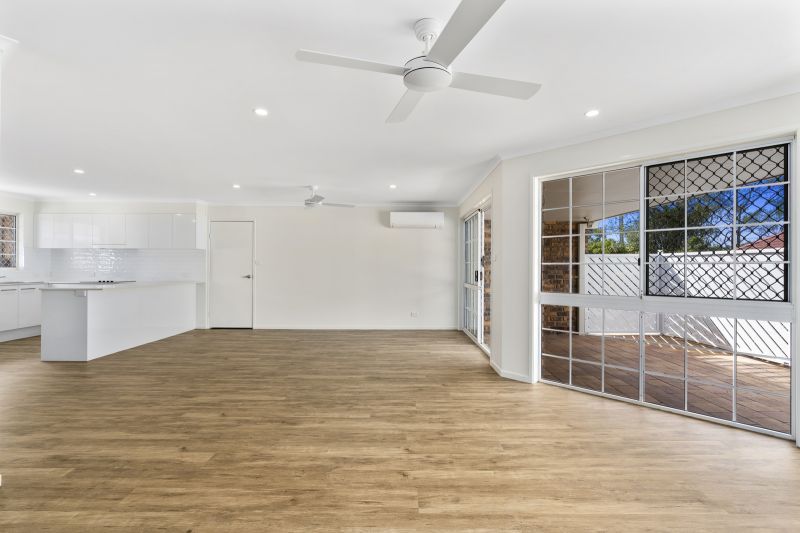 Beautiful two-bedroom, one bathroom villa with enclosed rear entertaining area.