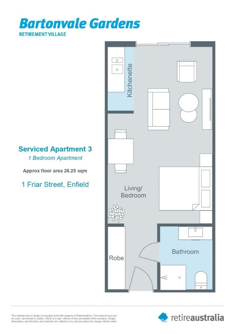 Lovely, light filled serviced apartment surrounded by tranquil gardens