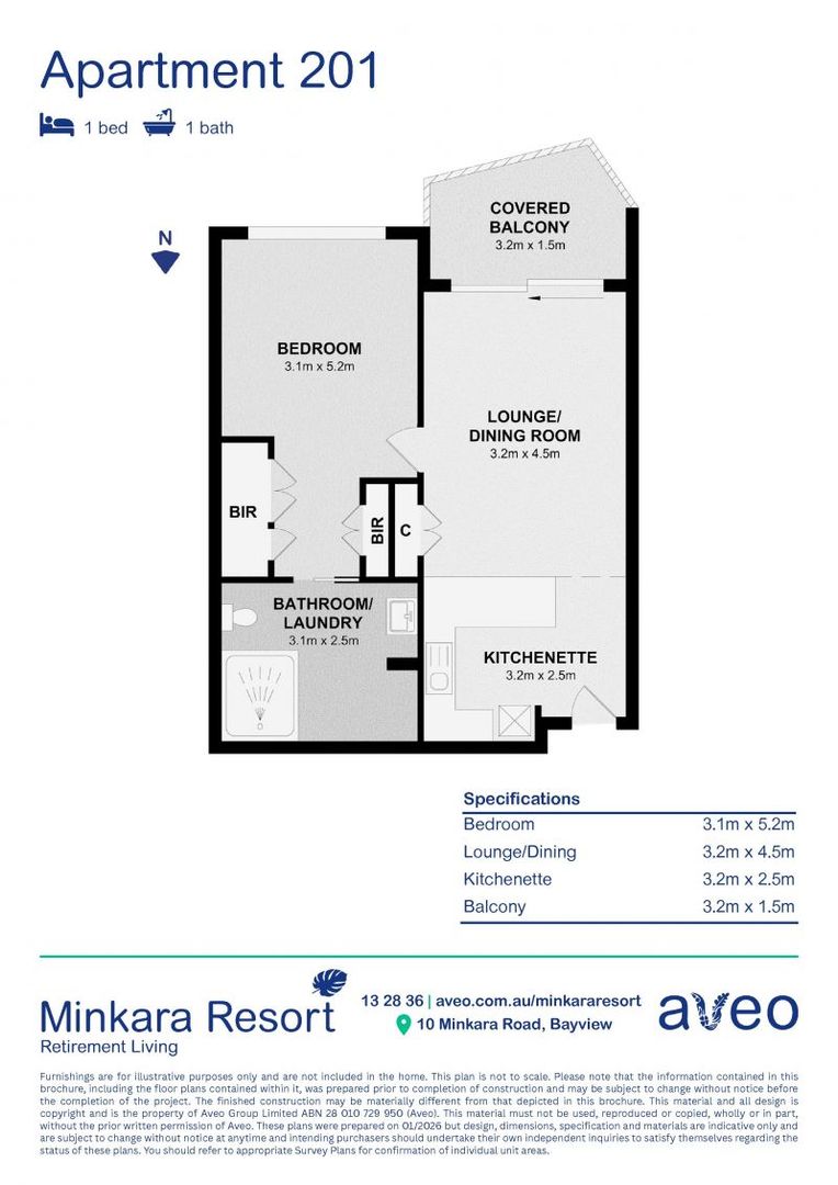 Charming ground-floor one-bedroom apartment