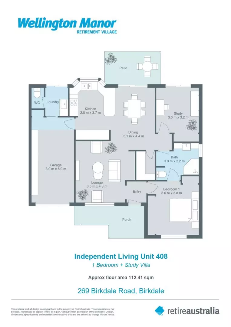 Friendly and social community with spacious villas!