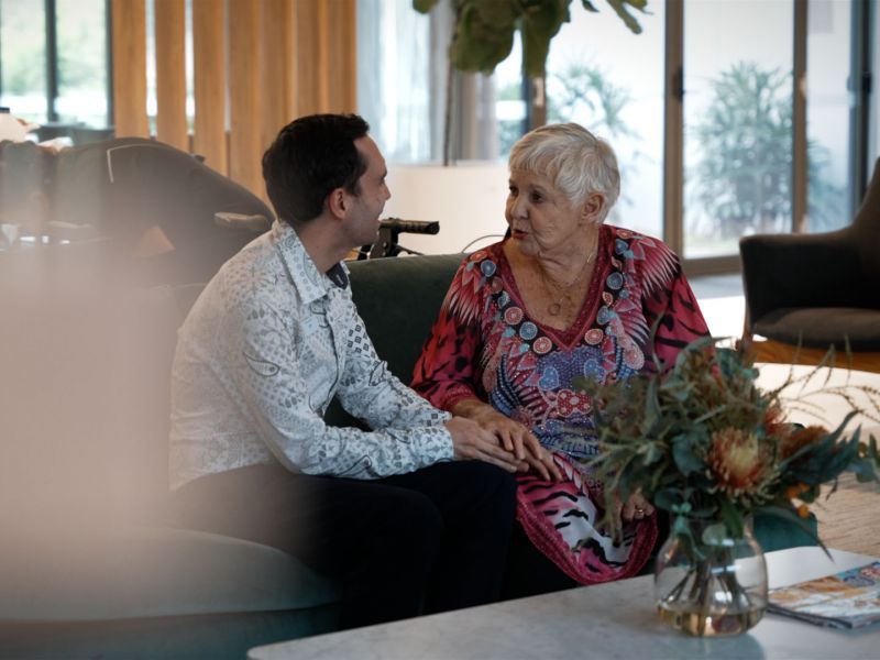 Easy lift access and convenient proximity to the dining room. Light and airy for year around entertainment.