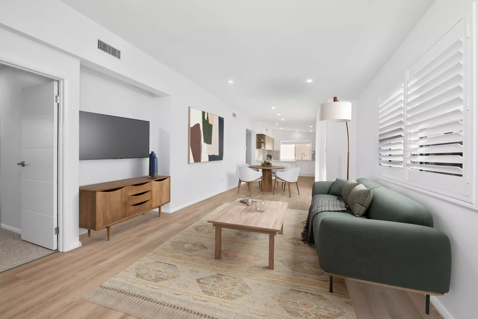 New Modern - 2 bedroom + study