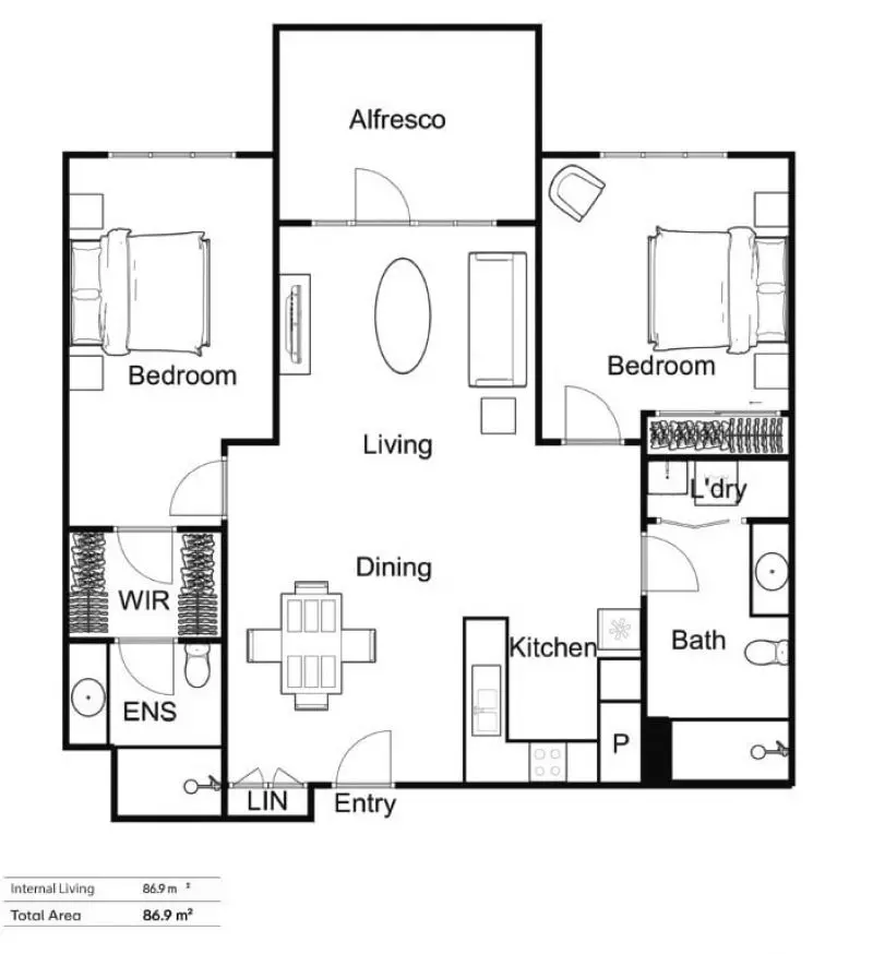 Refurbished Living Spaces and Top Location