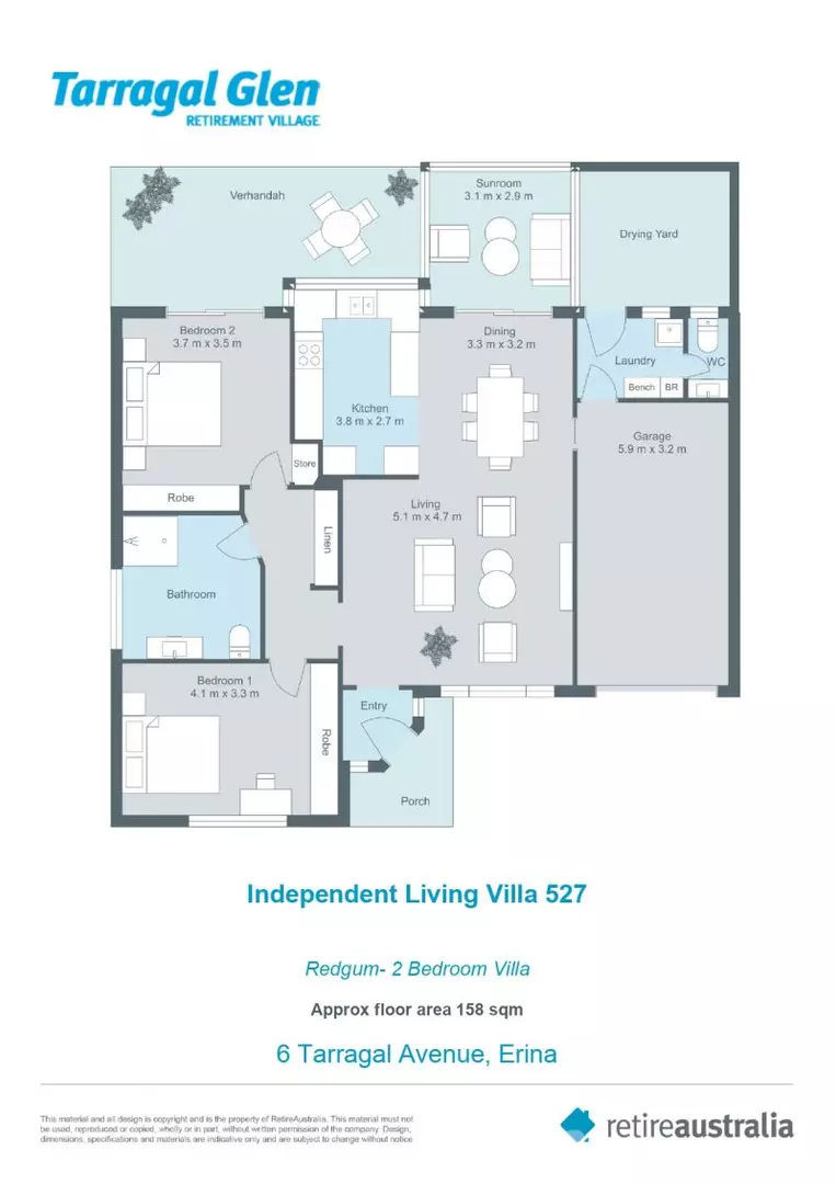 Fully refurbished two-bedroom villa