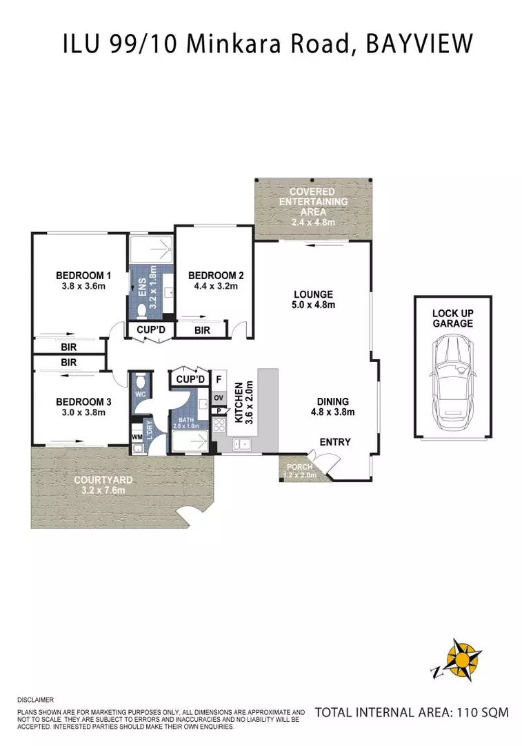 Contemporary 3-bedroom surrounded by bushland