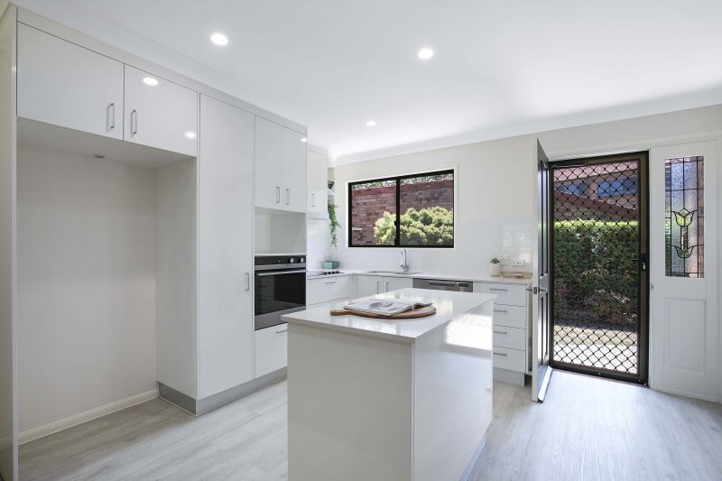 Two-bedroom villa with attached garage