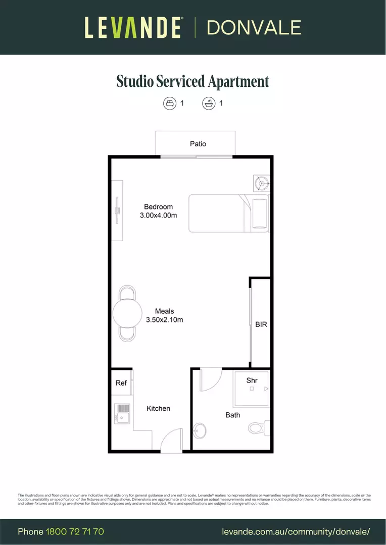Studio | Serviced Apartment 405