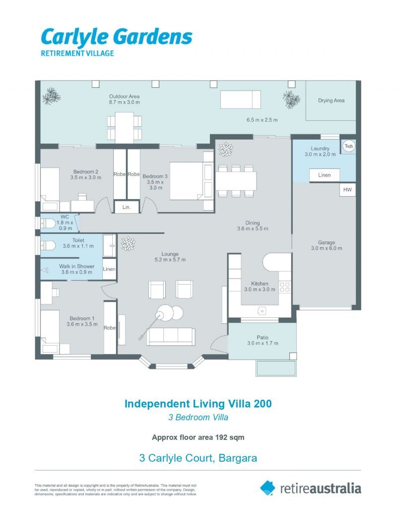 Spacious, modern 3 bedroom Villa, coming soon!