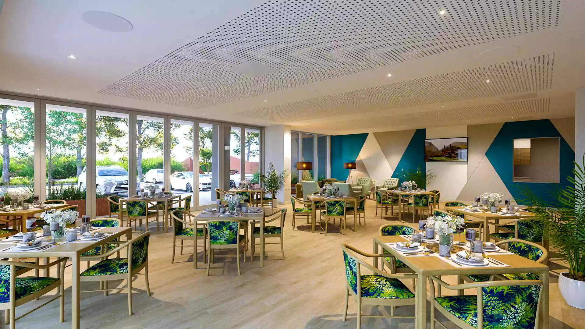 Corner property with expansive balcony at the award-winning MYVISTA apartments