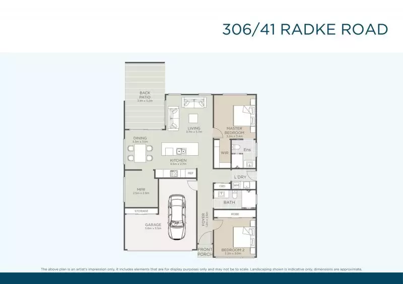 Bright, Tranquil Home with Private Alfresco