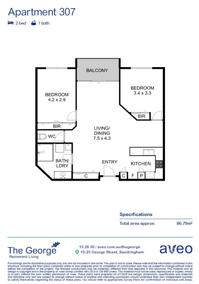 307/15-25 George Street Sandringham, VIC 3191