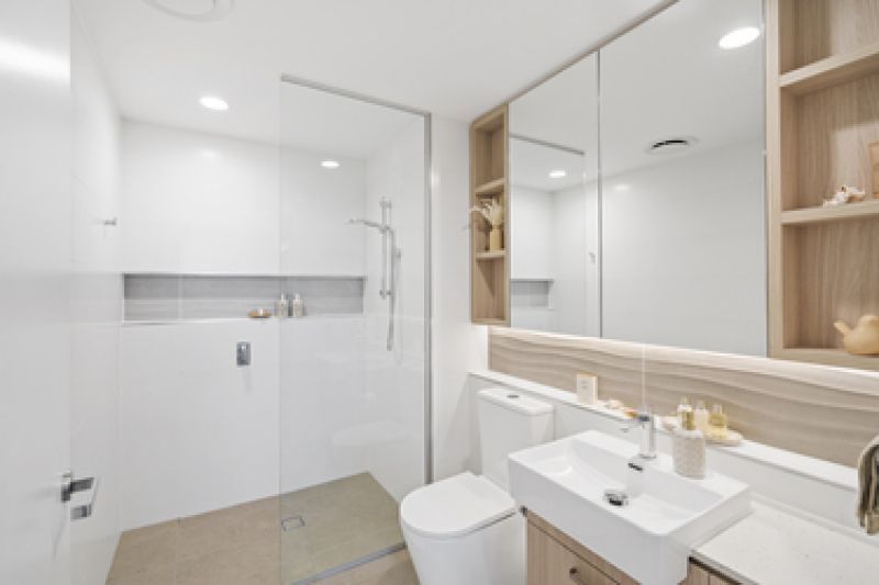 Light-filled north-facing terrace with bowling green views