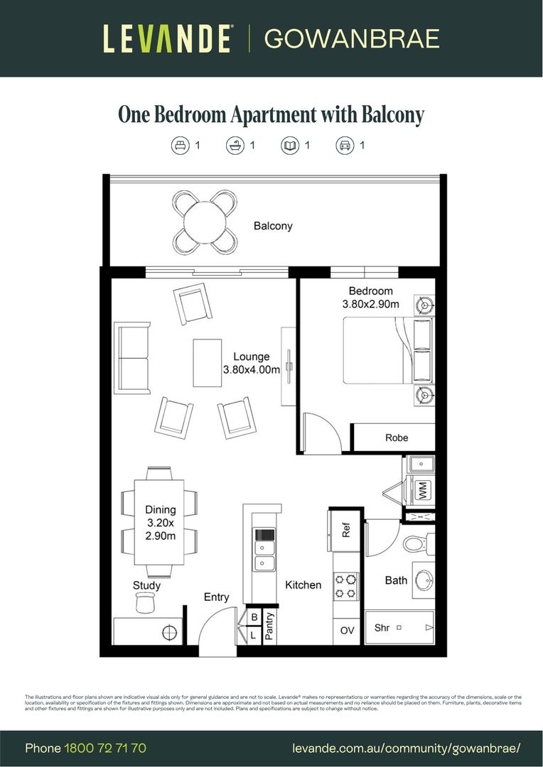 One Bedroom | Apartment 320