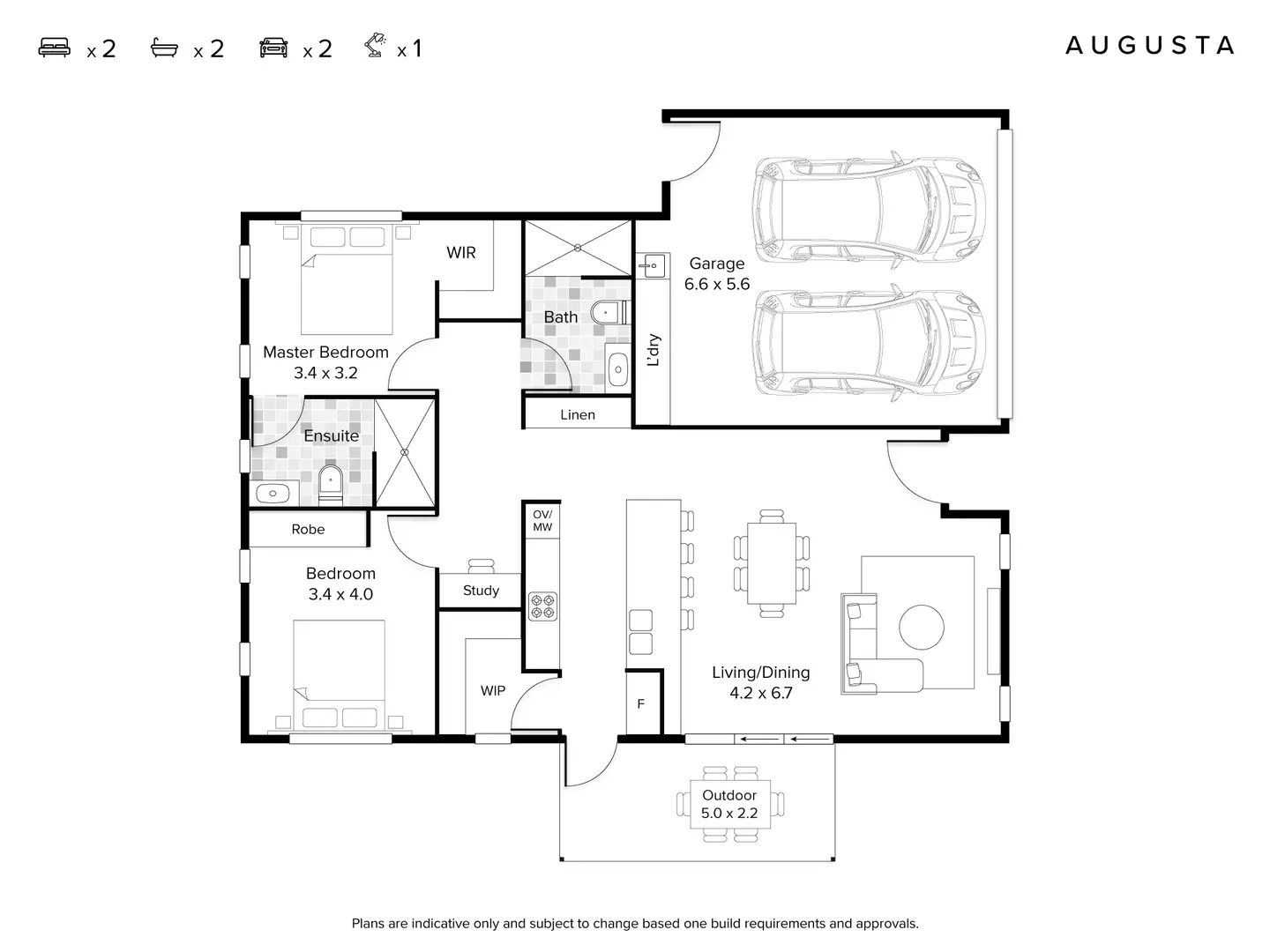 Final Stage 2 Bed 2 Bath 2 Car Homes Now Released
