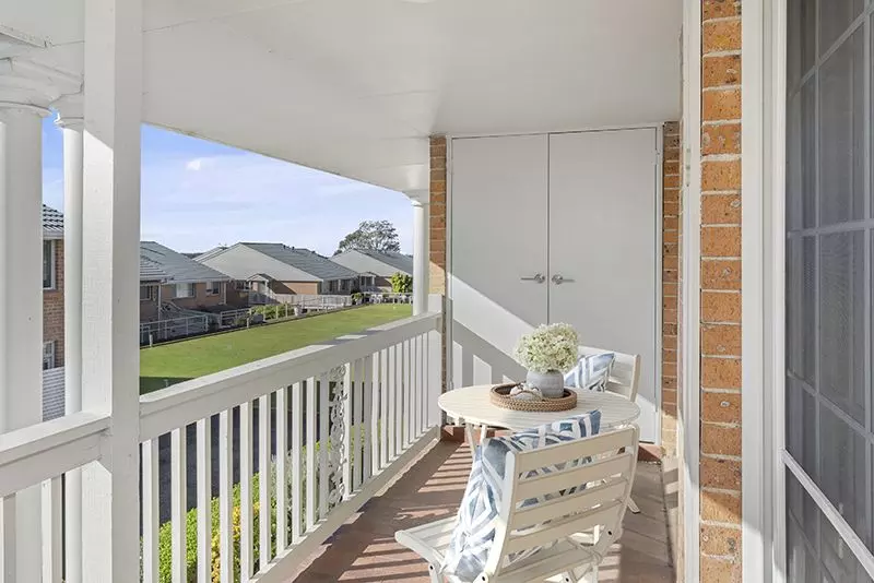 Exquisitely renovated light-filled unit overlooking croquet lawn.