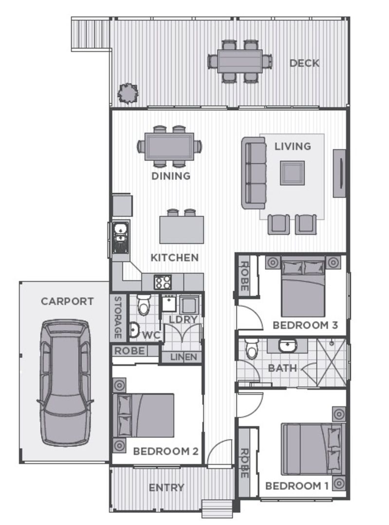 Wattle with Deck to the rear - stunning spacious design