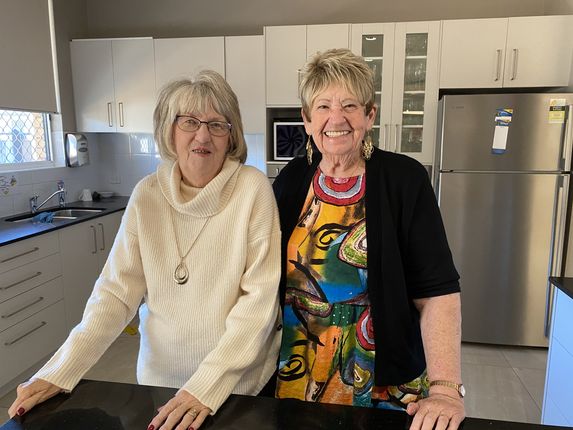 Jan Dale and Christine Magee bonded at a retirement village over shared life experiences