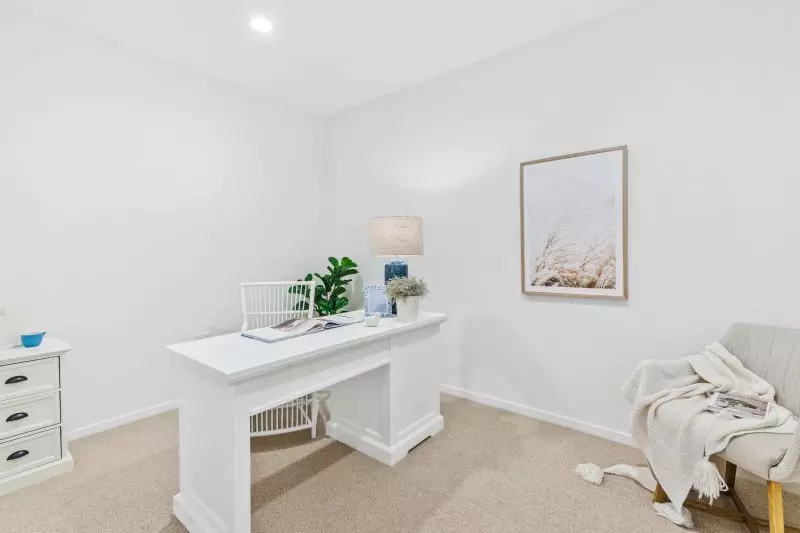 North-facing two-bedroom plus study apartment with expansive outdoor space