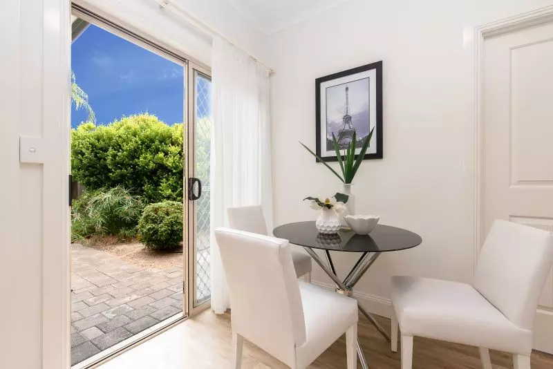 Spacious unit opening onto lovely communal courtyard