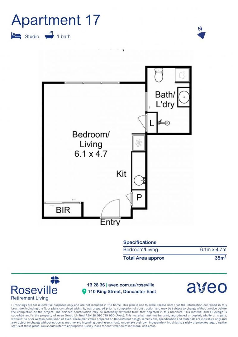Modern apartment offering assisted living services