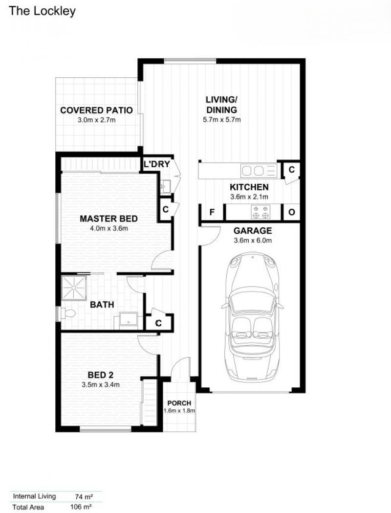 Freshly Updated with North-Facing Alfresco