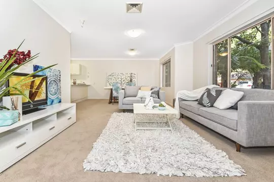 Popular first floor one bedroom apartment