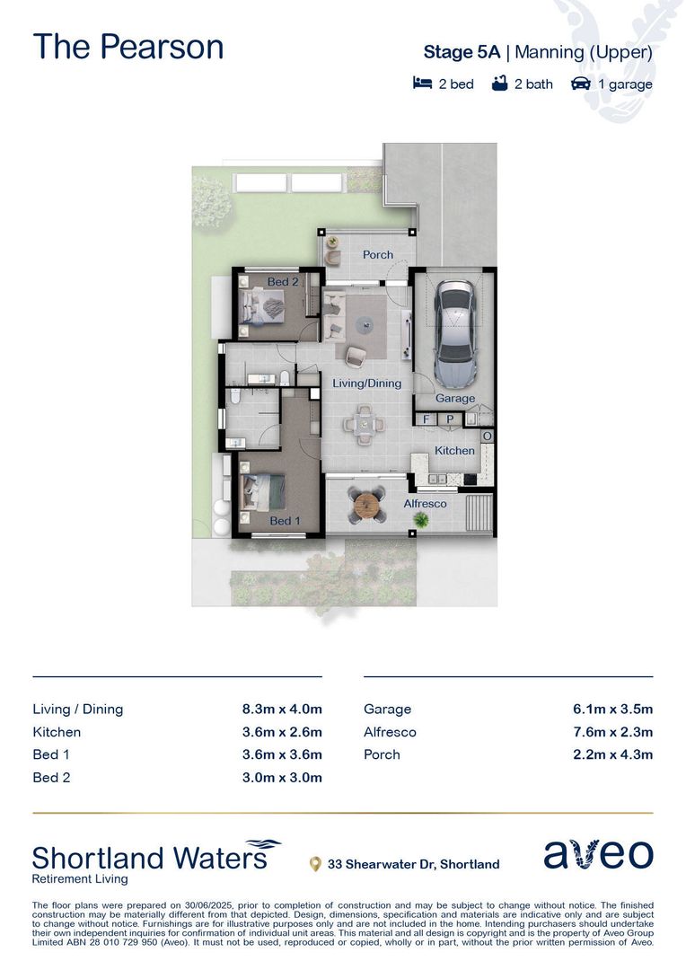 Enjoy relaxed retirement living with lovely views across the golf course