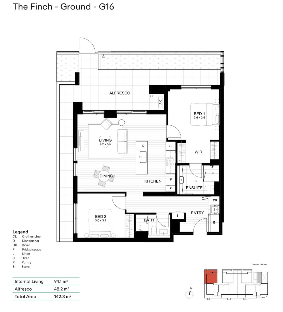 Elegant Ground Floor Haven with Sunlit Terrace with this 'Finch Design'