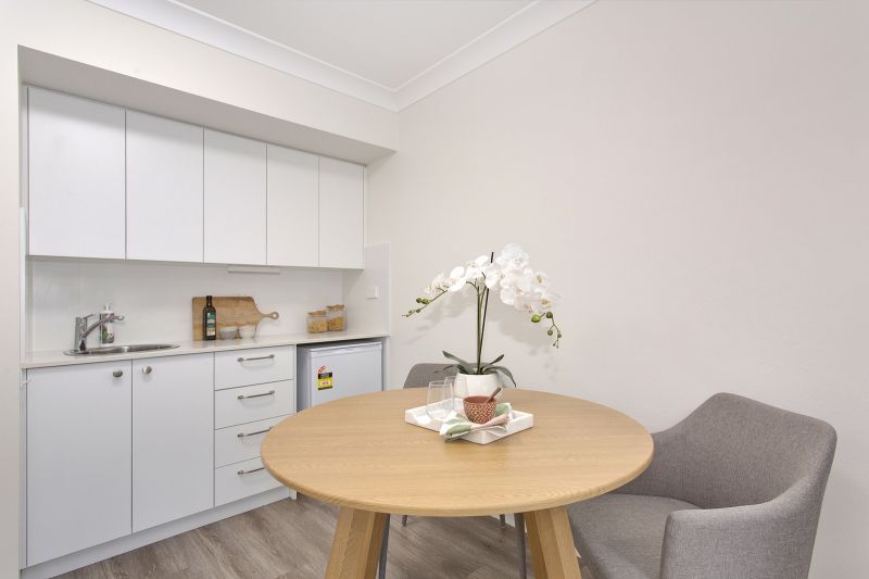 Studio apartment with a relaxing ambient outlook