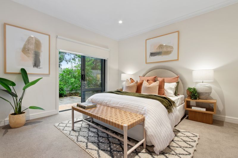 Beautiful architect designed 2 bed, 2 bath apartment on the ground floor.
