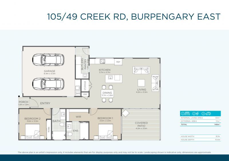 Stylish Two-Bedroom Home with Modern Comforts