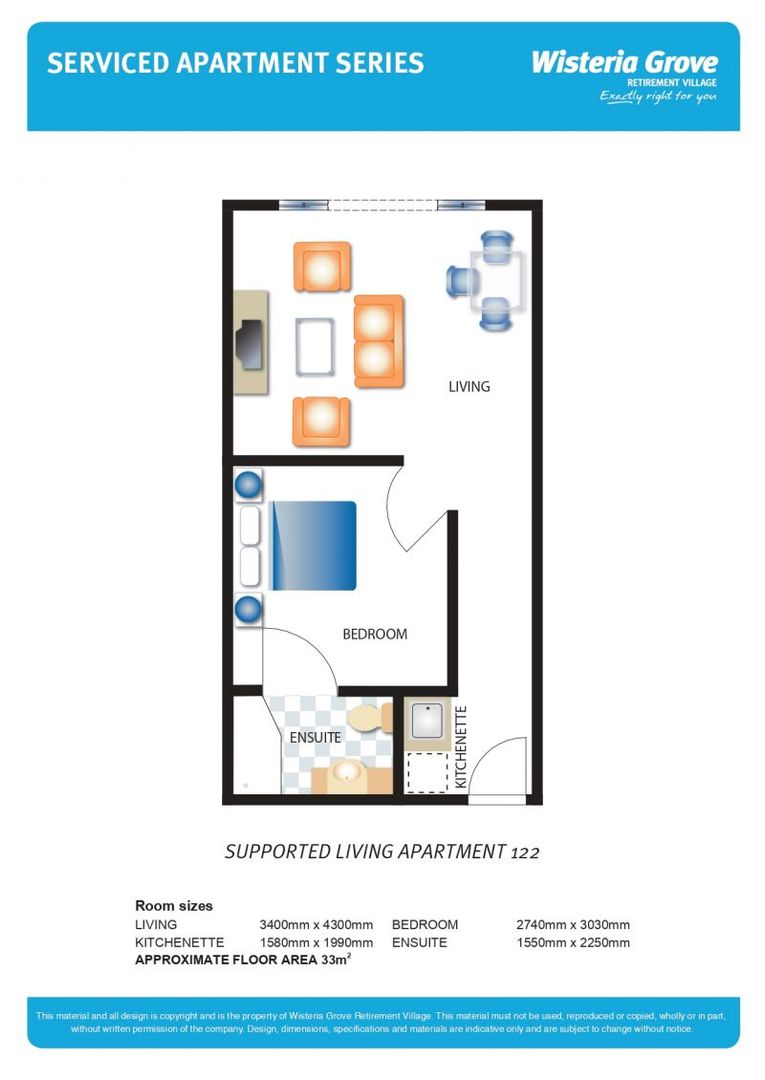 This lovely apartment offers you supported living in a caring environment