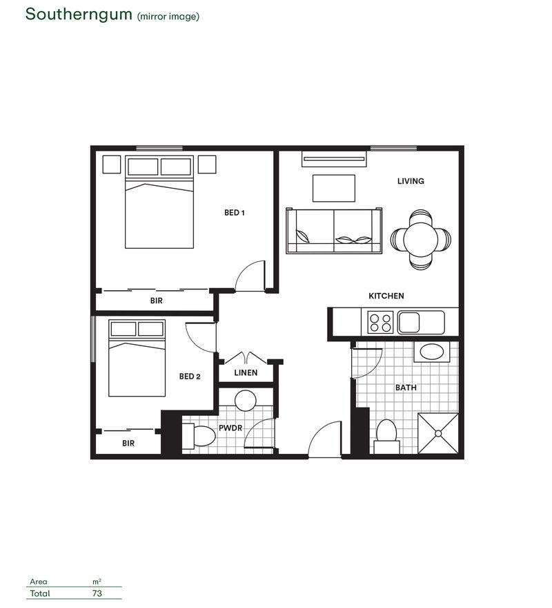 Light-Filled Serviced Apartment with Leafy Views
