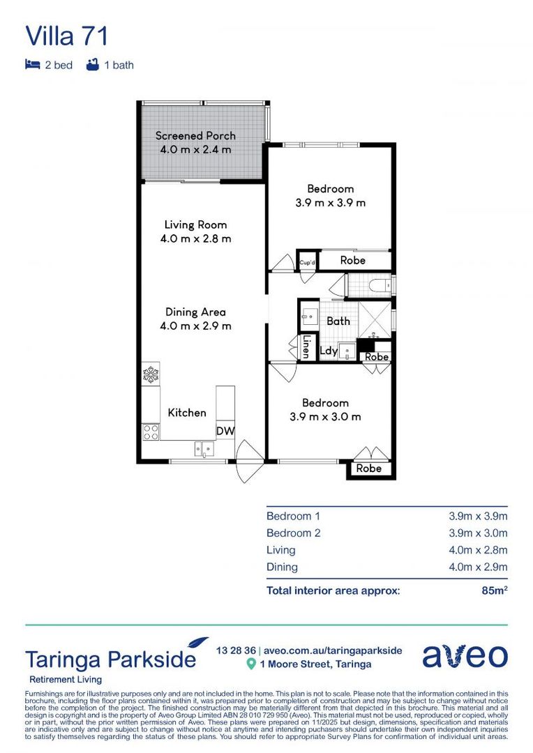 Beautiful two-bedroom villa