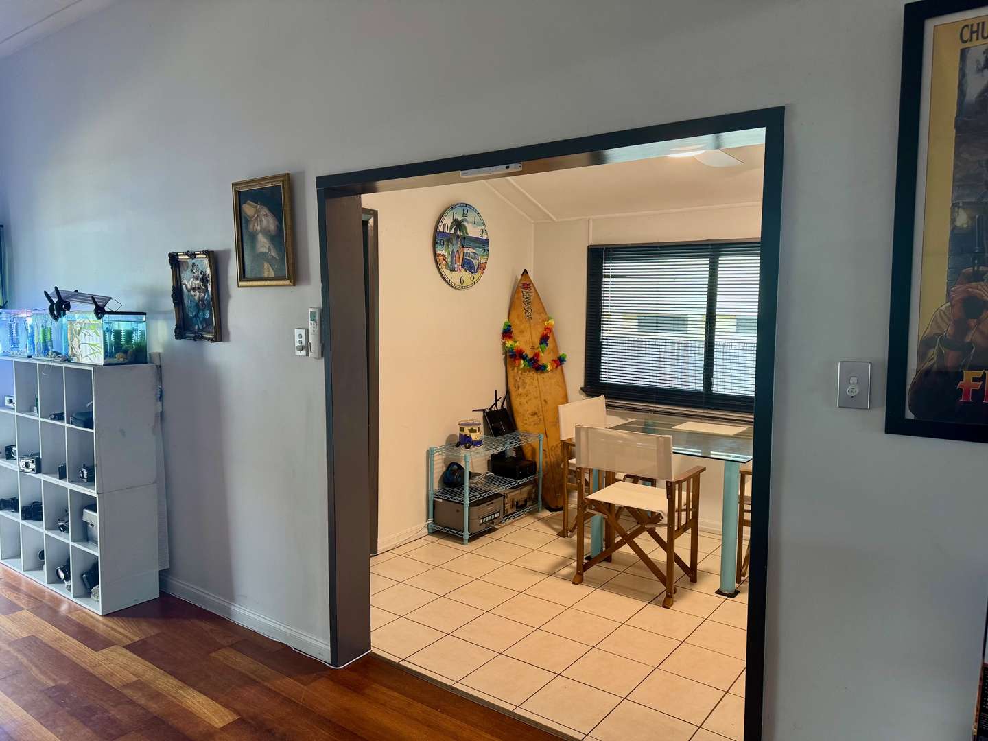 Low-set Queenslander, very airy, breezy, and cool.