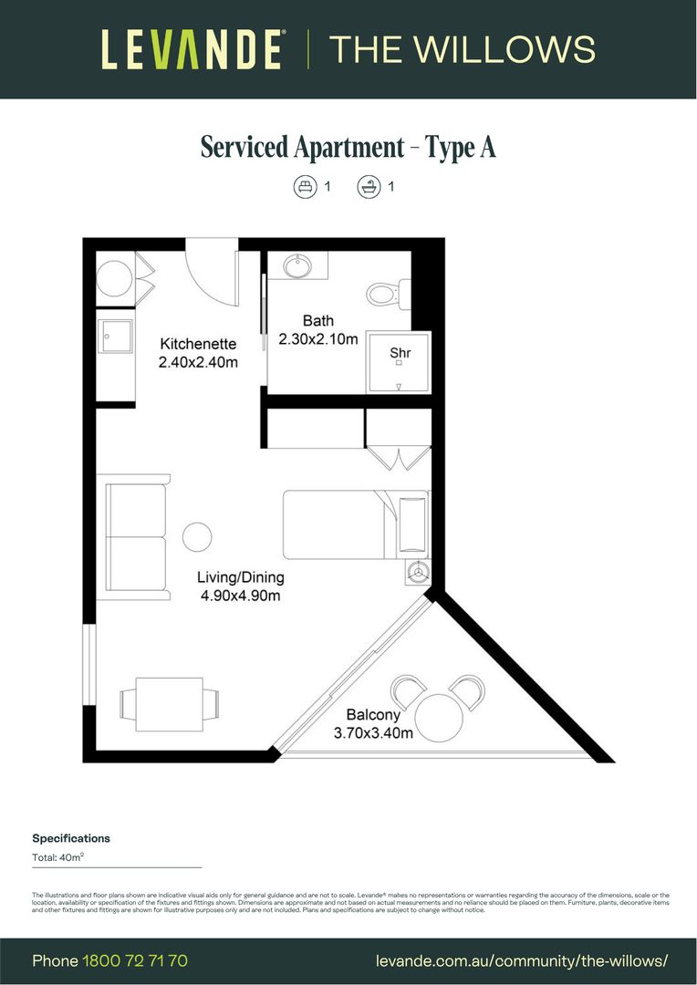 One Bedroom | Unit 310