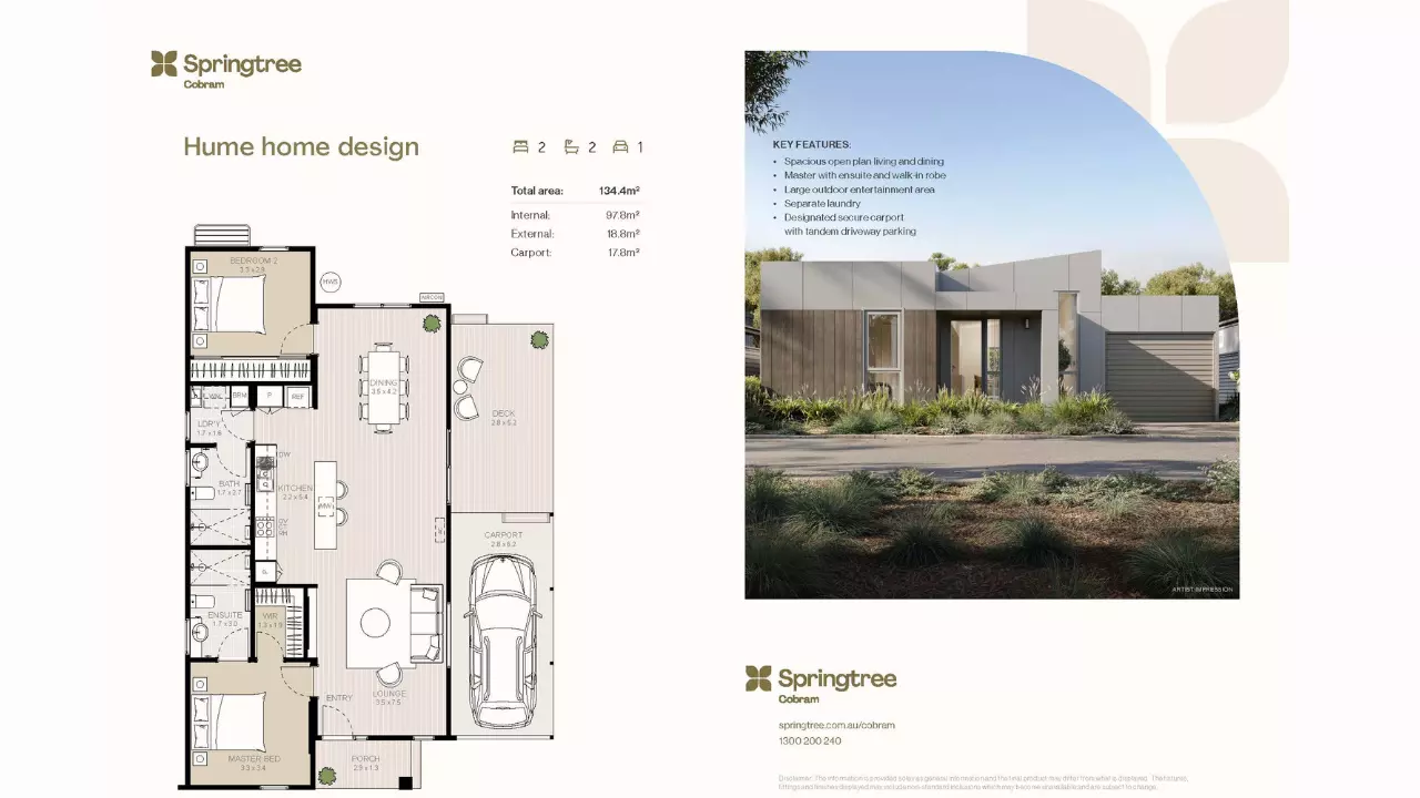 Hume Design - Brand new contemporary homes for easy living