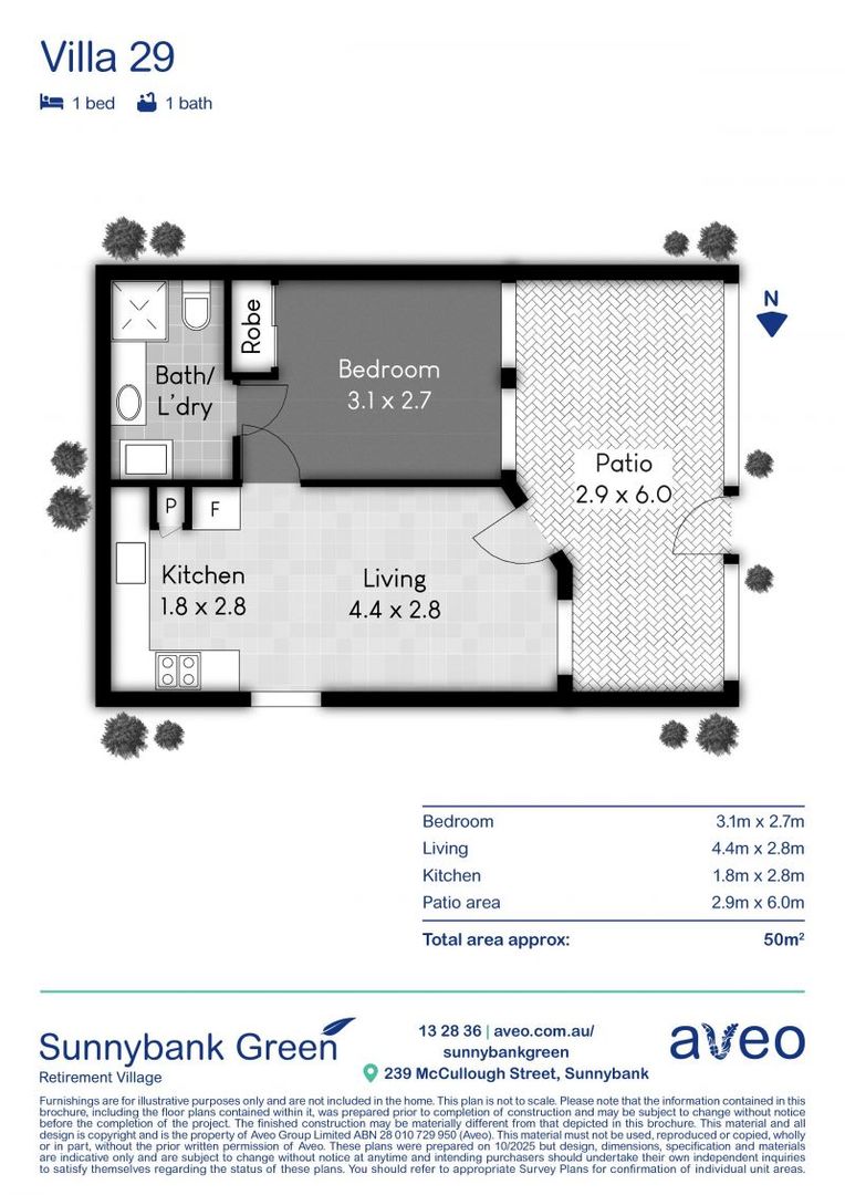 One-bedroom villa with perfect outlook