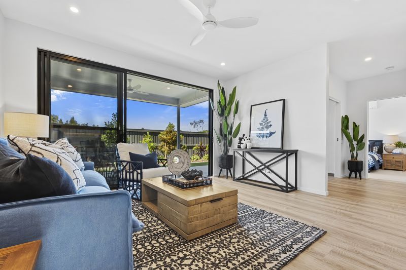 Two-bedroom villa with flexible MPR, designed for relaxed low-maintenance living!