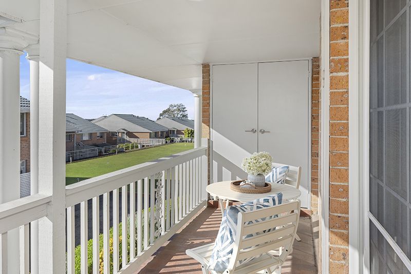 Exquisitely renovated light-filled unit overlooking croquet lawn.