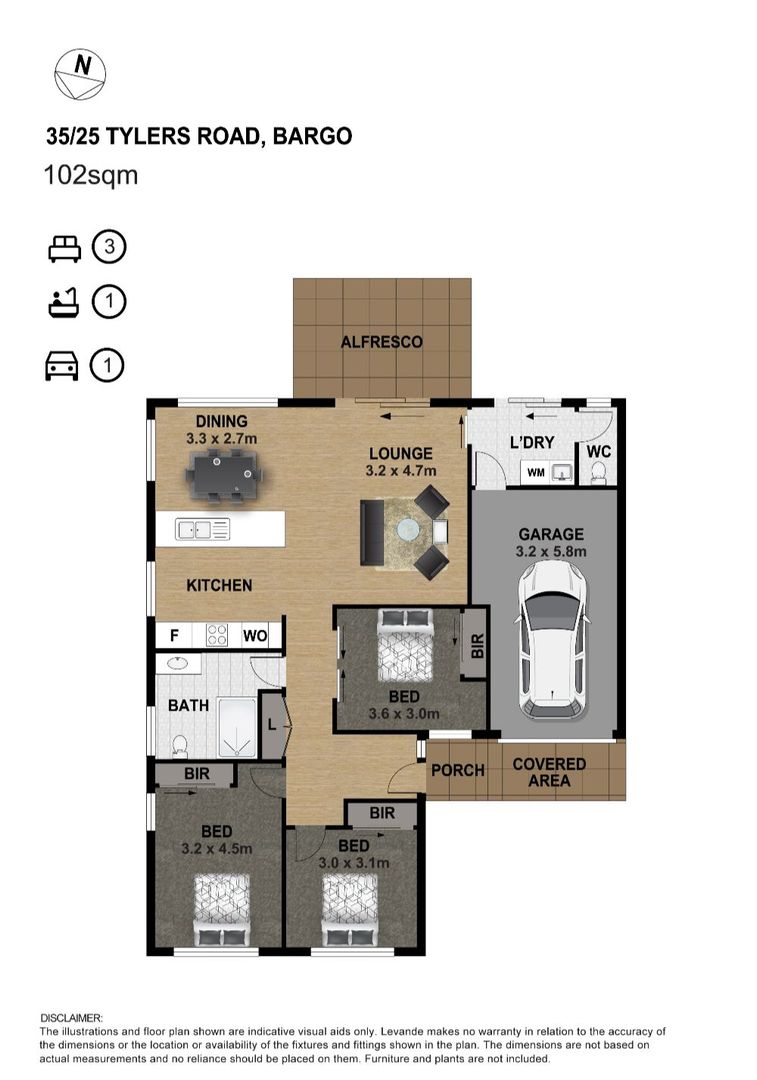 35/25 Tylers Road, Waratah Highlands Village, Bargo, NSW 2574