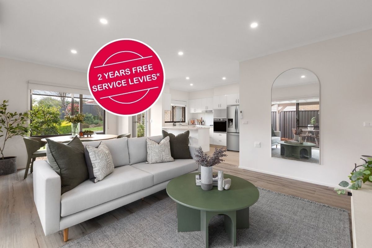 North-facing two-bedroom villa with private backyard